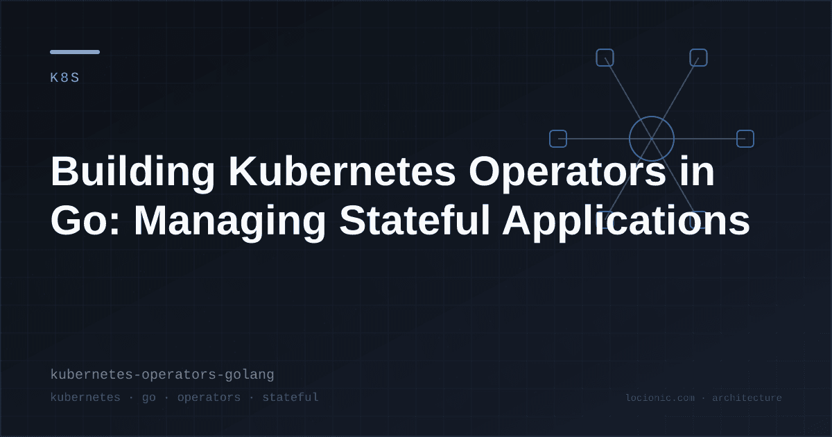 Building Kubernetes Operators in Go: Managing Stateful Applications