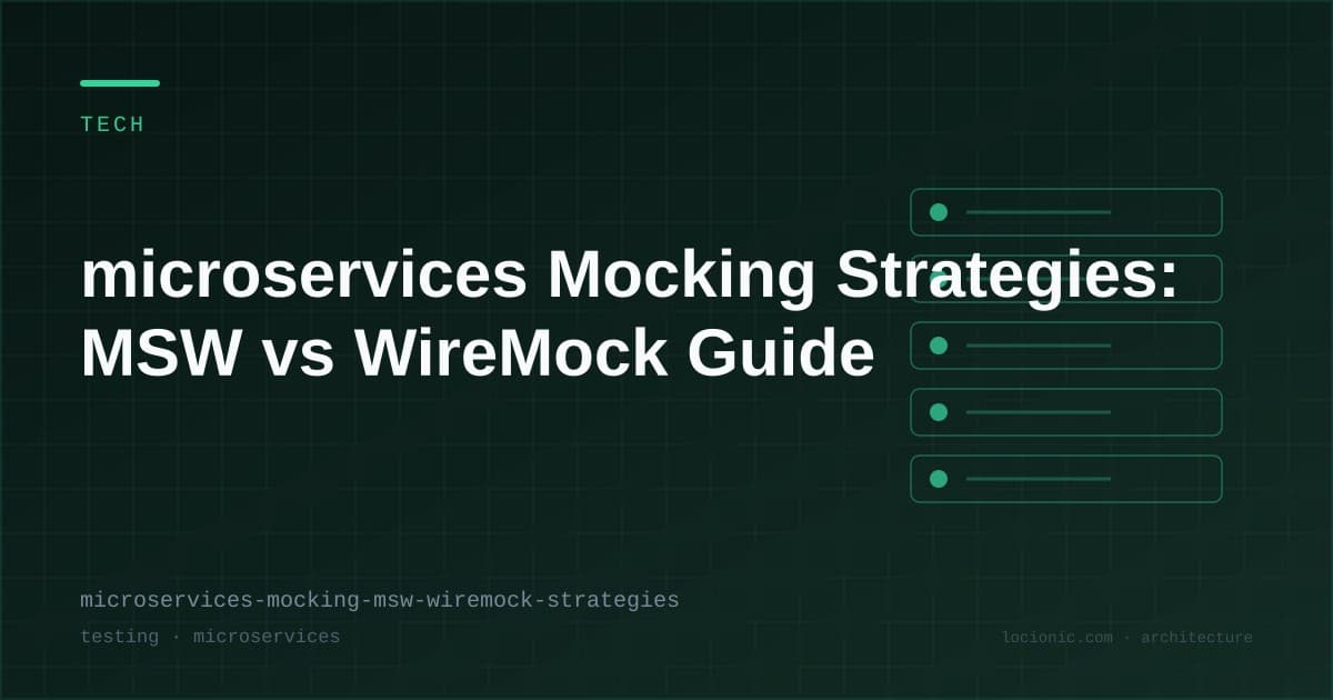 マイクロサービスモック戦略: MSW対WireMockガイド