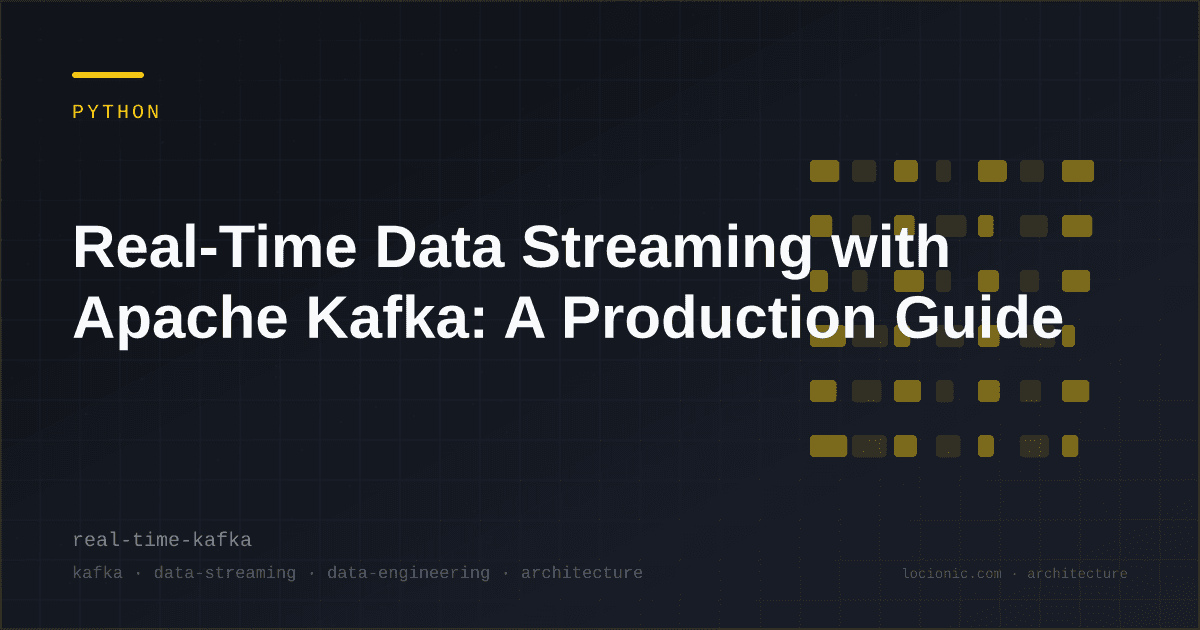 Truyền dữ liệu thời gian thực với Apache Kafka: Hướng dẫn sản xuất
