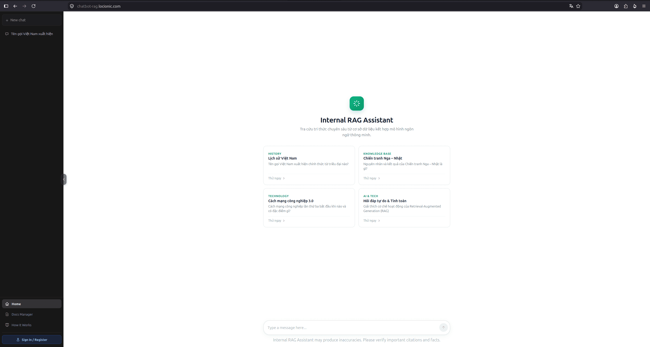 RAG Chatbot