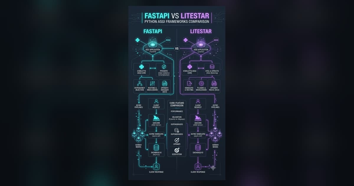 FastAPI vs Litestar (2026): Performance & Benchmarks