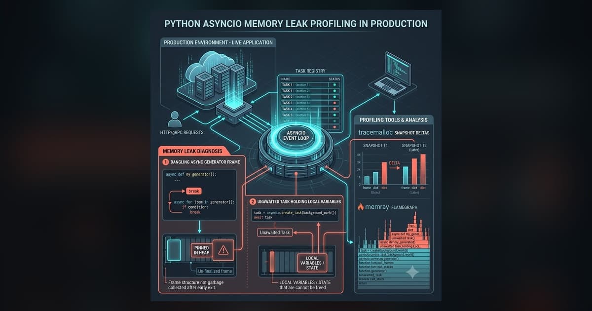 Profiling Async Python Memory Leaks in Production