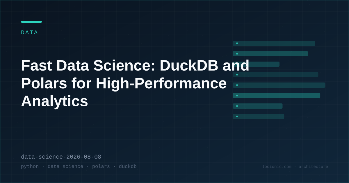 Fast Data Science: DuckDB and Polars for High-Performance Analytics