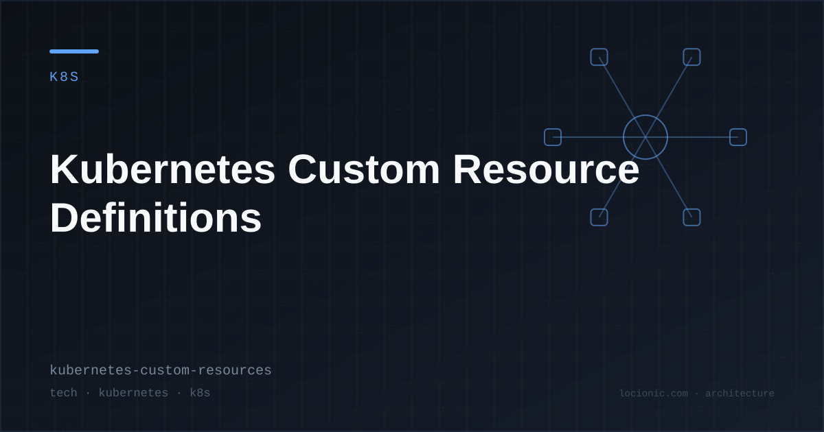 Kubernetes Custom Resource Definitions