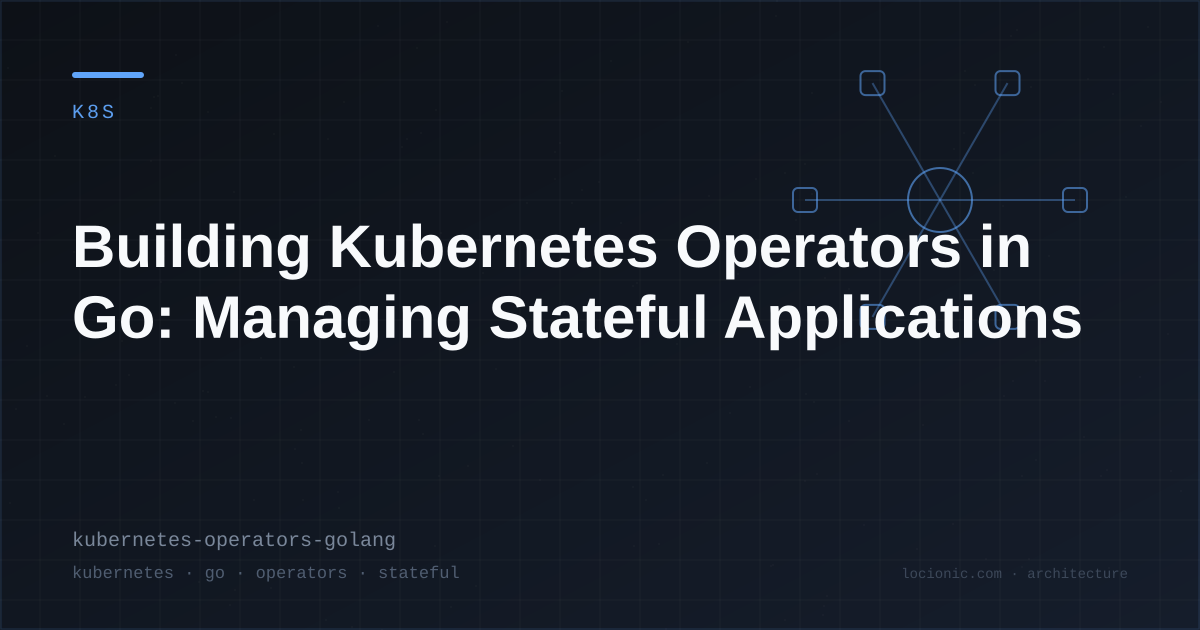Building Kubernetes Operators in Go: Managing Stateful Applications