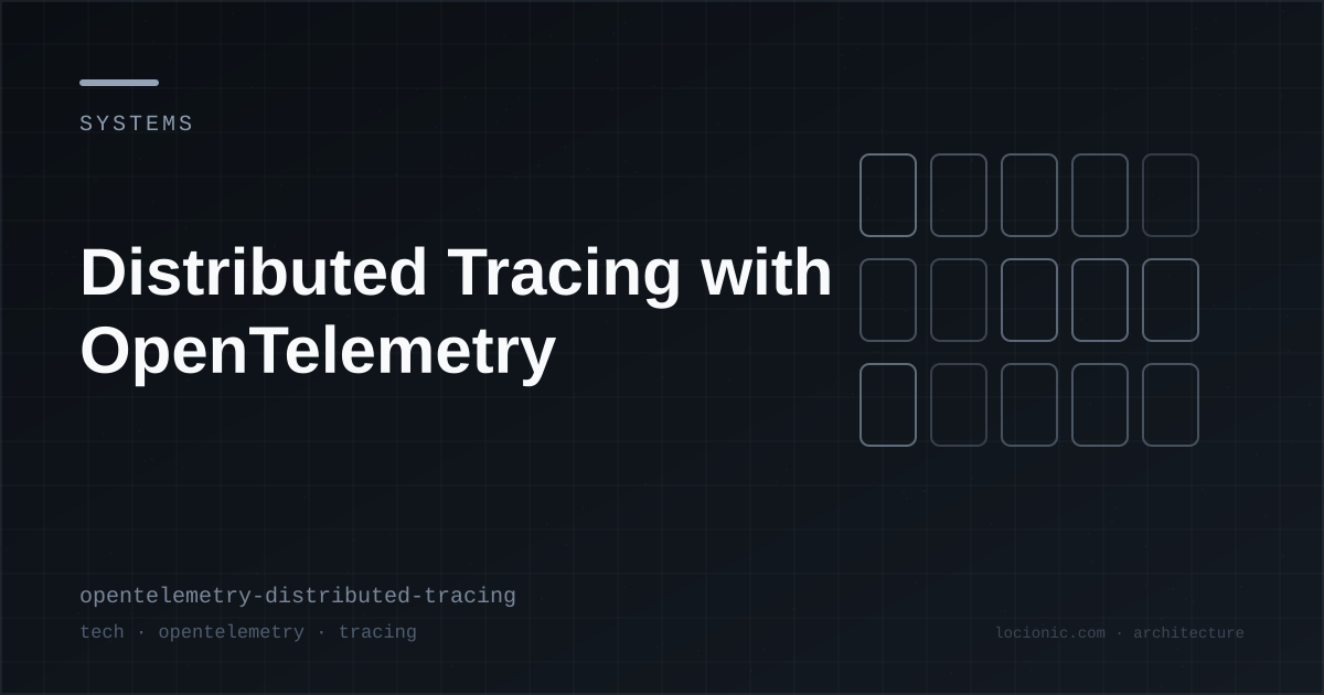 Distributed Tracing with OpenTelemetry