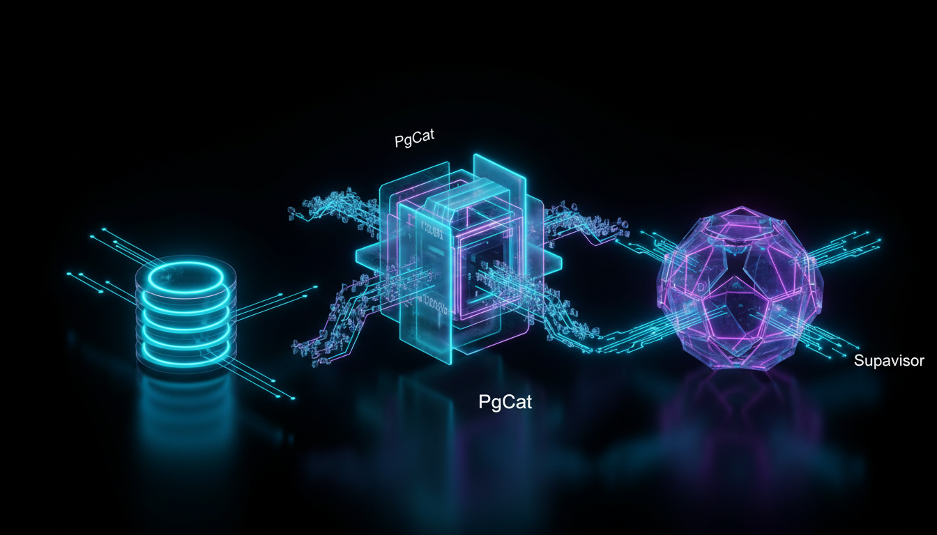 PostgreSQL Connection Pooling: PgCat vs PgBouncer vs Supavisor under High Concurrency